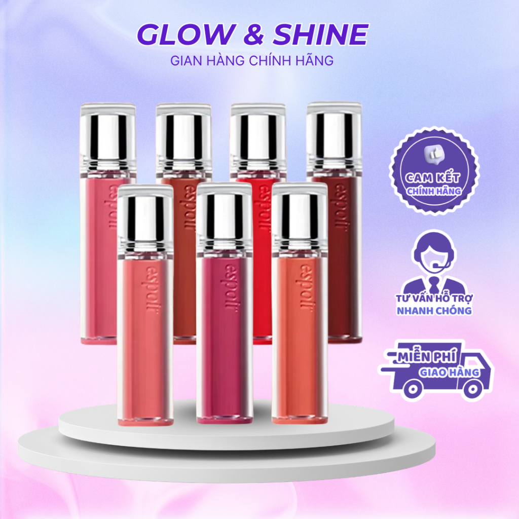 Son Tint Bóng Mượt Espoir Couture Lip Tint Glaze bản new 2025