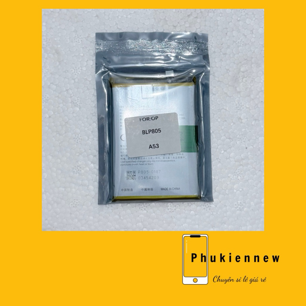 Pin Oppo A53/A74/A54/A16/A55/A56 (BLP 805) Zin