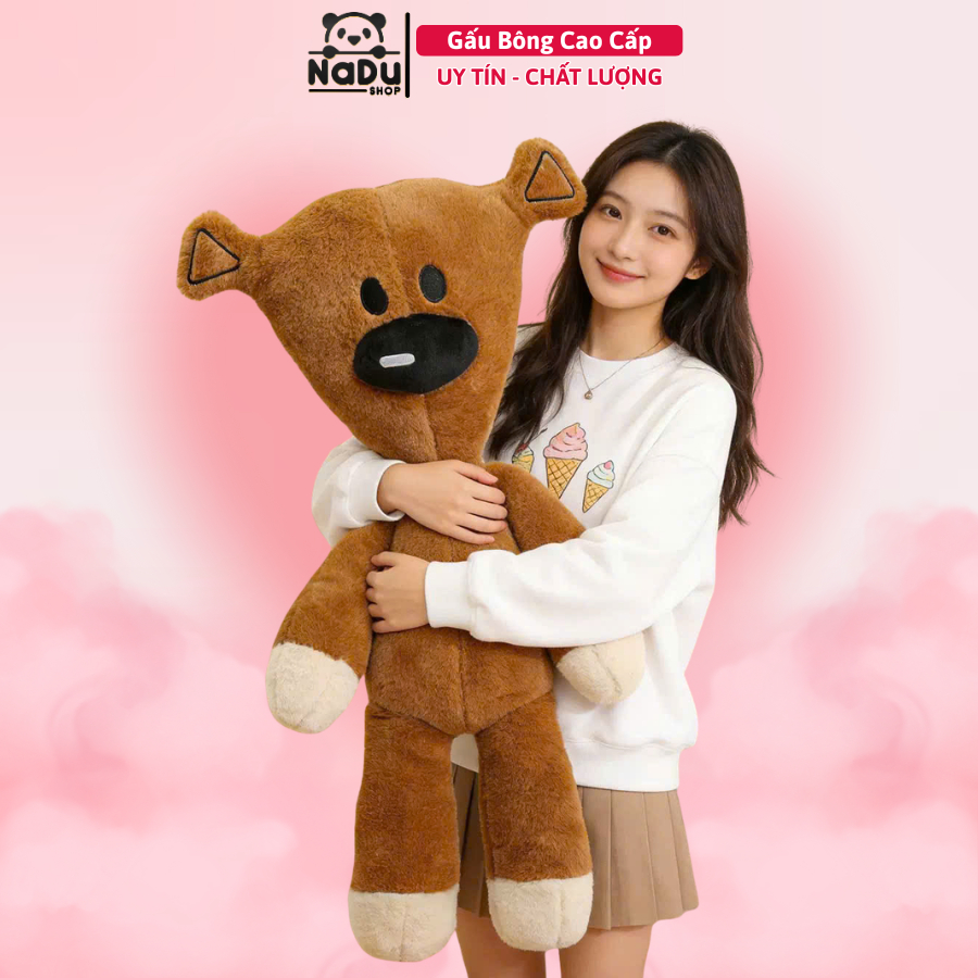 Gấu Teddy Mr Bean Cao Cấp – Gấu Bông Mr Bean Dài Mềm Mịn, Gối Ôm Ngủ, Quà Tặng Dễ Thương - Gấu Bông 