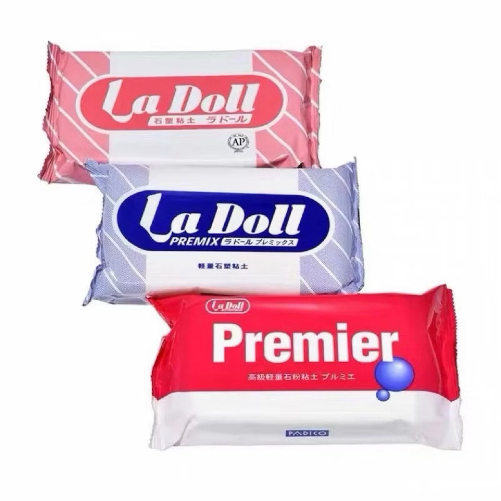 Đất sét LADOLL, đất sét tự khô, đất sét nặn tượng, làm móc khoá