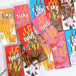 [COMBO 5 HỘP] Bánh Que Ticky Socola Sữa Thái Lan (hộp 20G/ 6que), Bánh Que Thái Lan Đủ Vị