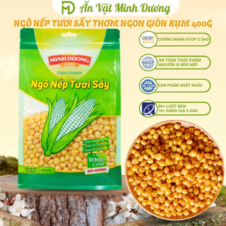 Ngô nếp tươi sấy COGY Minh Dương Food hương vị tự nhiên đậm đà, giòn tan ăn vặt túi zip tiện lợi MD4
