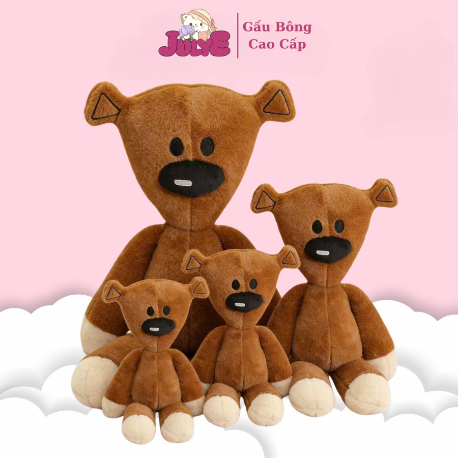 Gấu Bông Mr Bean Teddy – Gối Ôm Gấu Teddy Mr Bean Mềm Mịn, Gấu Bông Dễ Thương Quà Tặng Người Yêu - J