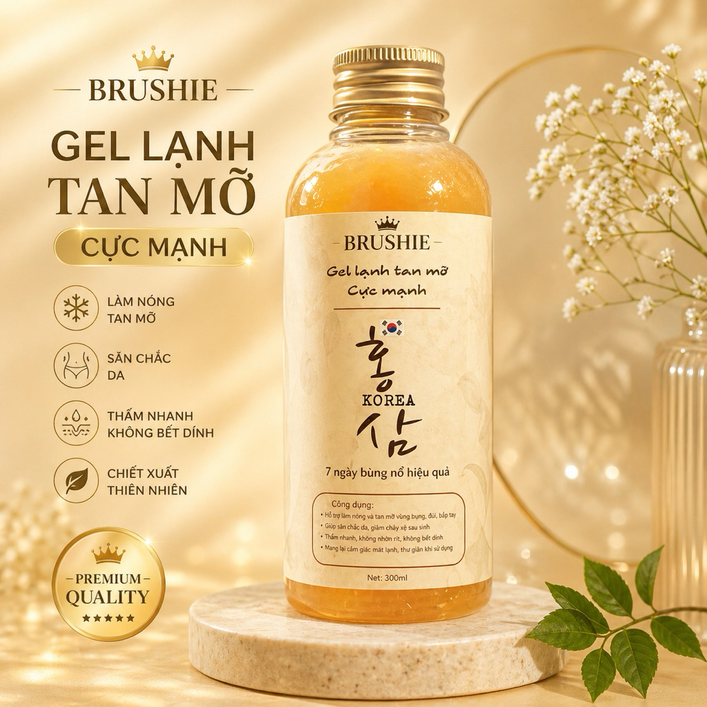 Kem tan mỡ Hàn tan mỡ hiệu quả