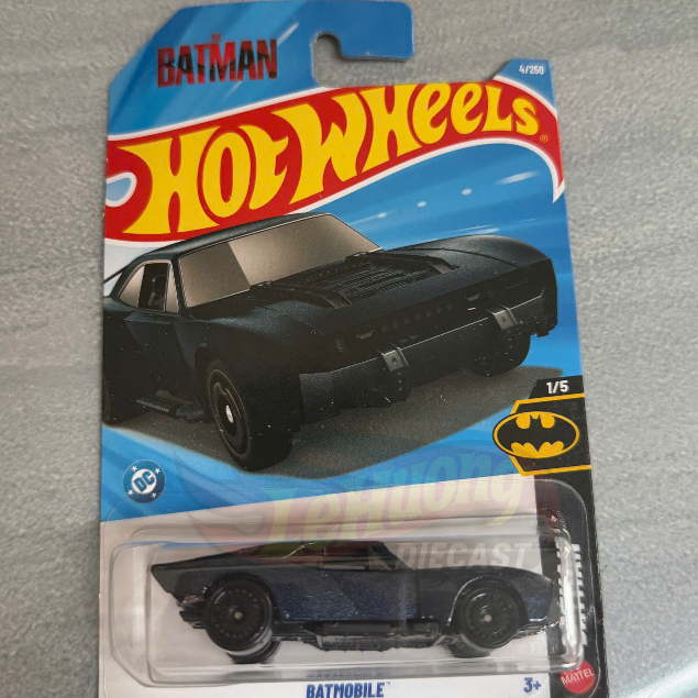 LeHuong Diecast - Xe mô hình Hot Wheels Hot Wheels DC The Batman Batmobile Xanh Than Case J/K 2026