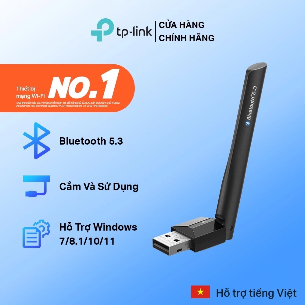 USB Bluetooth 5.3 TPLink UB500 / USB TPlink UB500 Plus Kết nối không dây tốc độ cao - Bảo Hành 24 Th