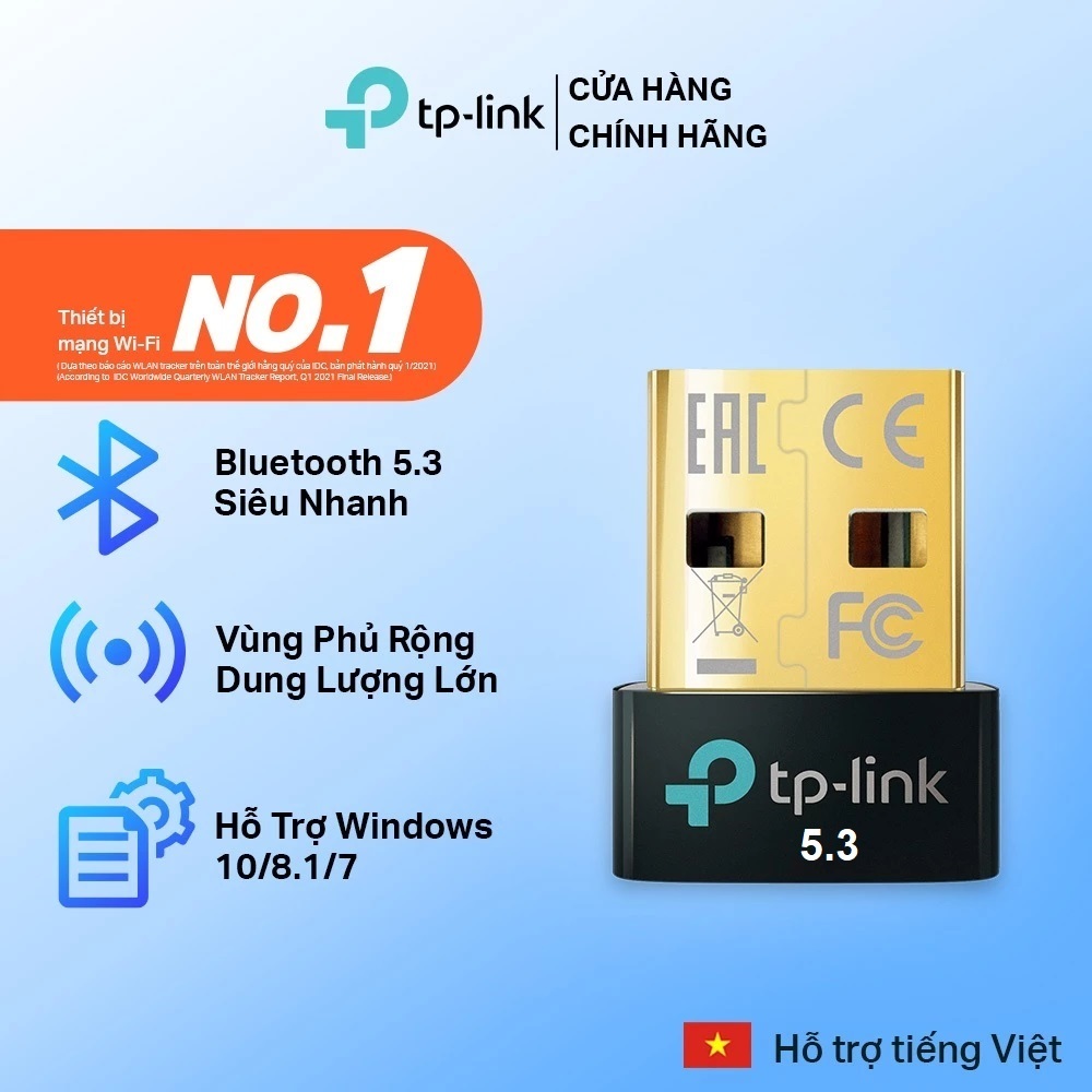 USB Bluetooth 5.3 TPlink UB500 / UB500 Plus - Bộ Chuyển Đổi Bluetooth 5.3 TPLink UB500 USB Nano - Bả