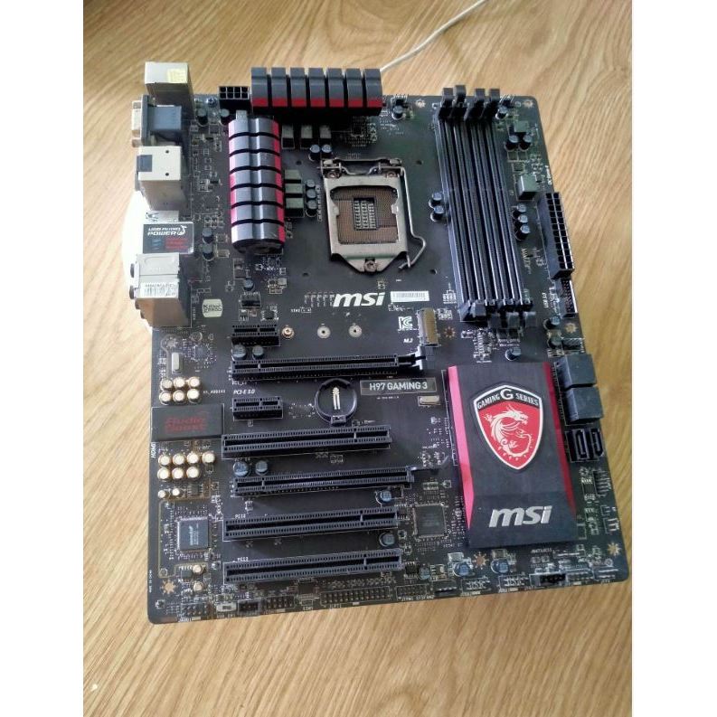 Bo Mạch Chủ MSI H97 Gaming 3 Socket 1150 – Main PC Gaming Cao Cấp, Hỗ Trợ i3/i5/i7 Gen 4 5