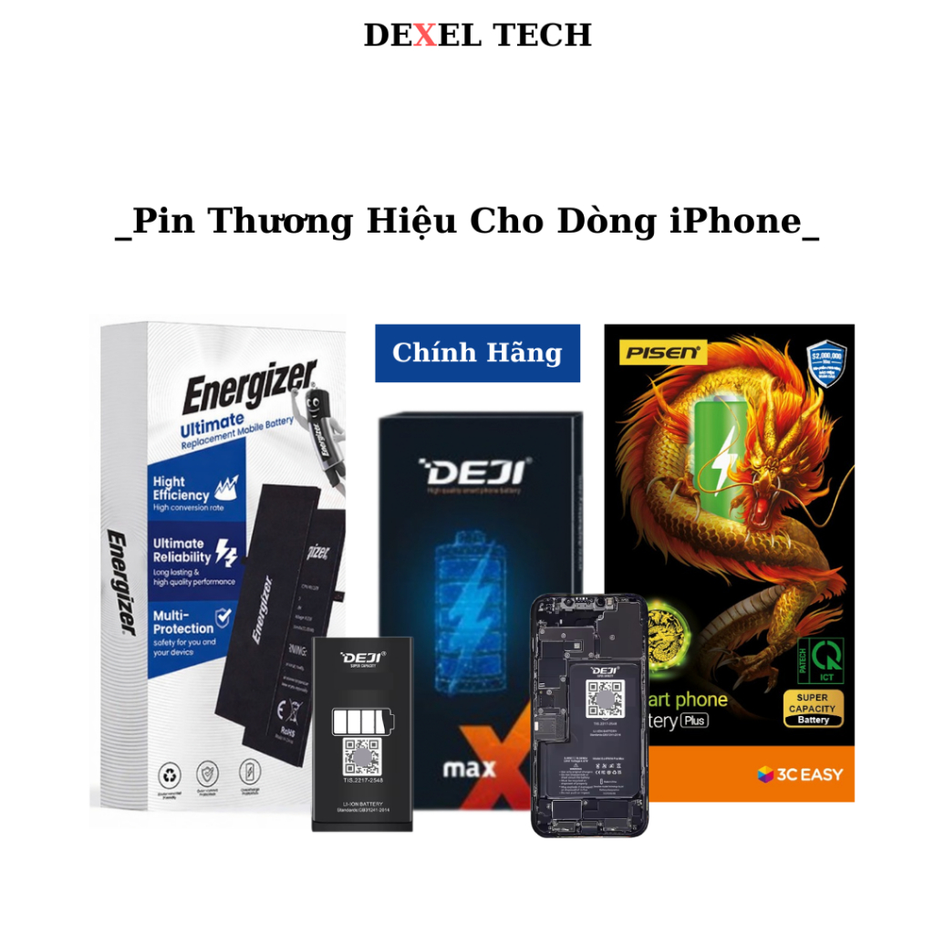 Pin Cho Dòng iPhone SE 2020 Dung Lượng Siêu Bảo Hành 12 Tháng