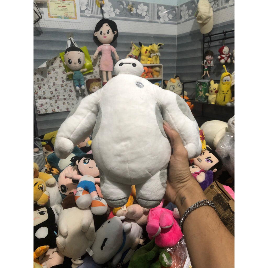 Gấu 2 hand thú nhồi bông nhân vật Baymax từ bộ phim Big Hero 6