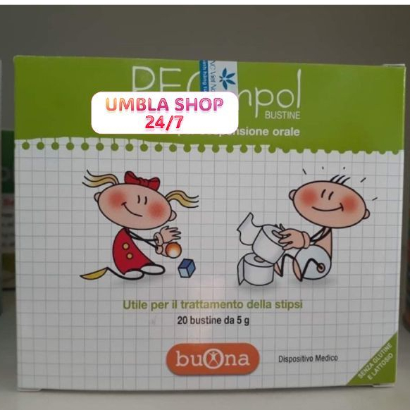 BUONA PEGINPOL  (hộp 20 gói x 5g)  GIÚP BÉ NHUẬN TRÀNG, HẾT TÁO BÓN| NHẬP KHẨU