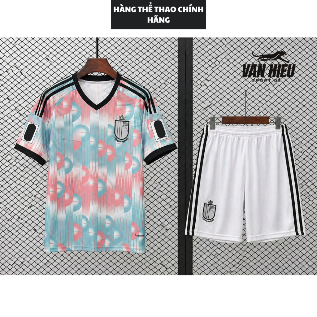 Bộ quần Áo Bóng Đá Đội Tuyển Bỉ Sân Khách WC 2026 - chất vải thái cao cấp - VH SPORT