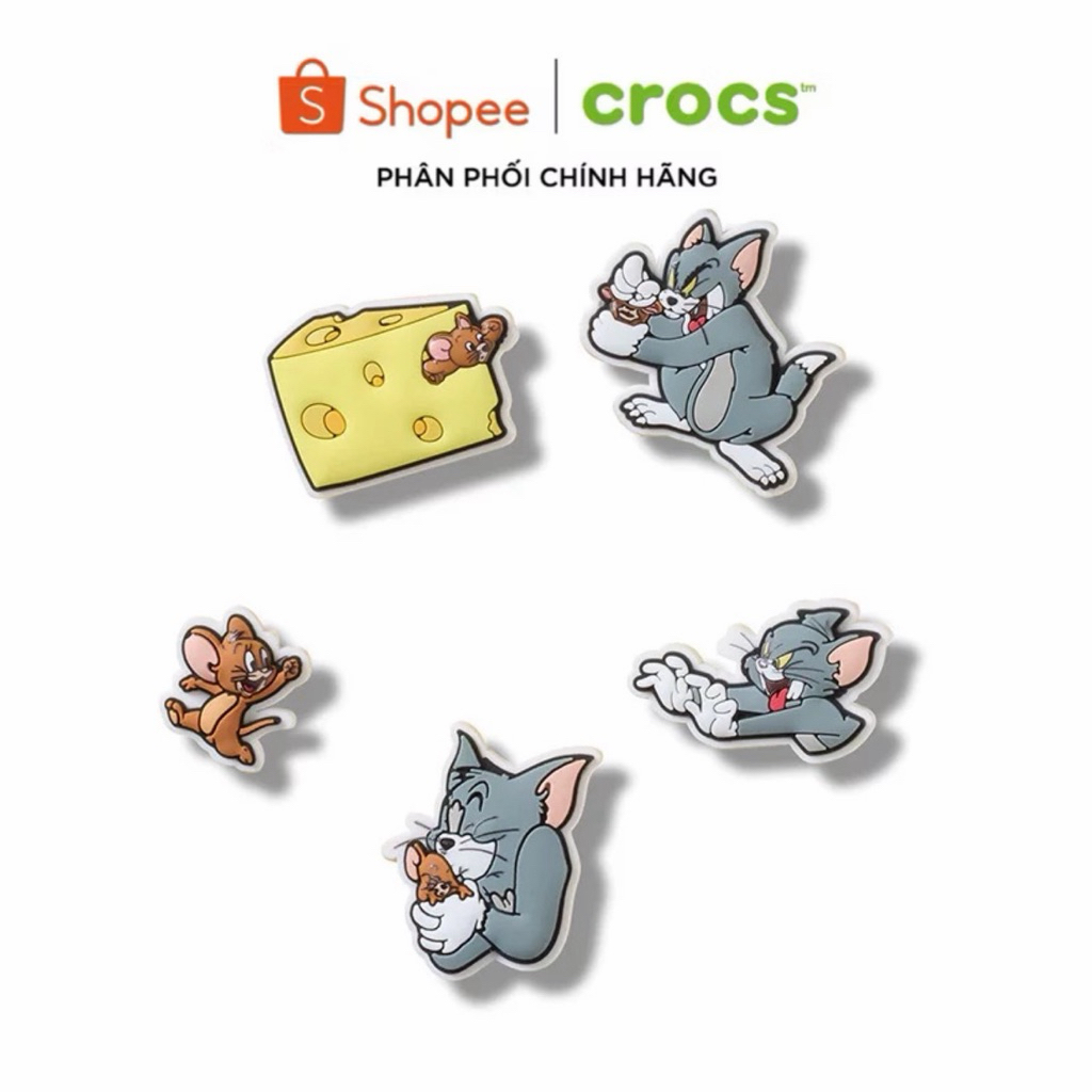 [ CHÍNH HÃNG ] SET PHỤ KIỆN CHARM TOM AND JERRY
