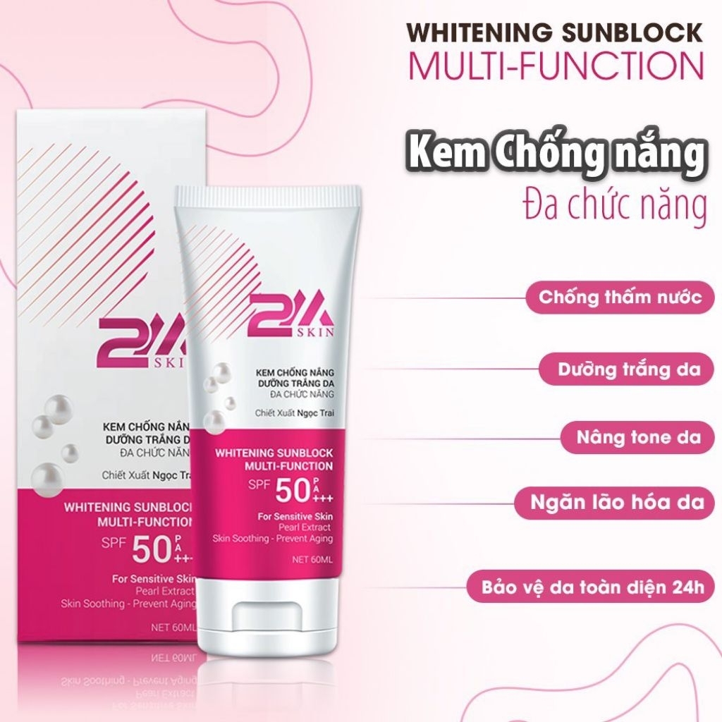 kem chống nắng dưỡng da đa chức năng 2mskin 60ml