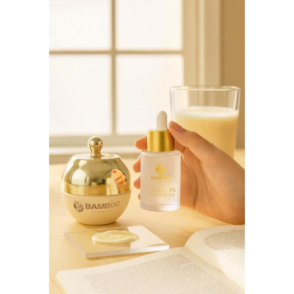 Combo Kem face Lụa bamboo và Serum B5 Bamboo- kèm quà