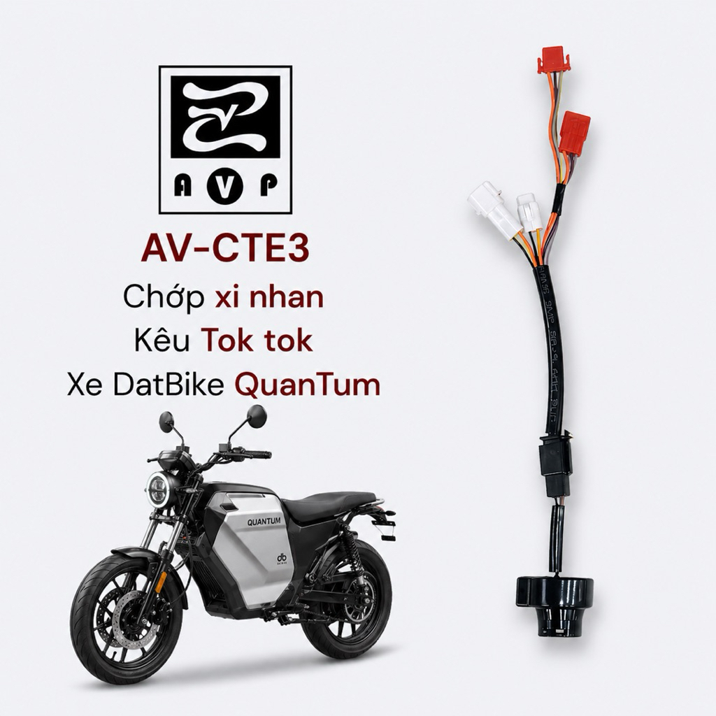 Chớp Xe Điện DatBike Quantum Kêu Tok Tok Kèm mạch điện