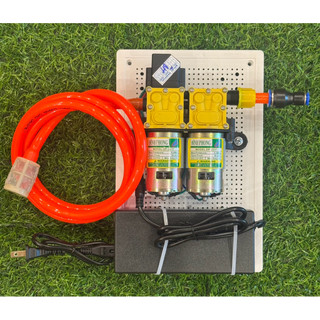 Compo máy tưới lan phun sương dùng bơm đôi