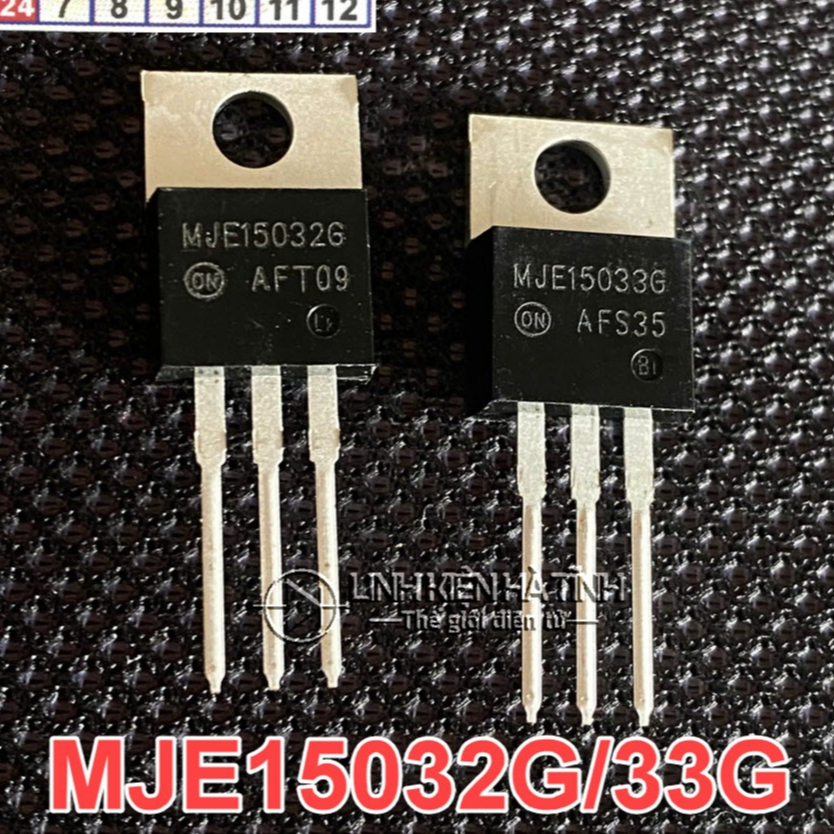 Cặp MJE15033 MJE15032 Transistor MJE15033G MJE15032G 8A 250V TO-220 Mới Chính Hãng 100%