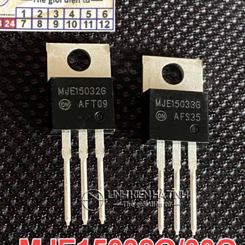 Cặp Transistor MJE15033 / MJE15032 MJE15033G / MJE15032G 8A 250V TO-220 Mới