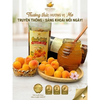 [HACCP] Quả Mơ Ngâm Đường, Nước Cốt Siro Mơ Má Đào Nguyên Chất [Hũ 1kg - Chai 1L]