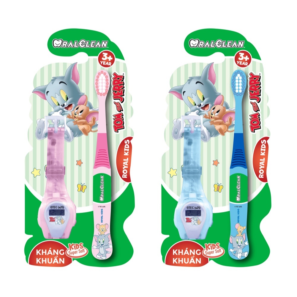 Bàn chải đánh răng Oral Clean Royal Kid/Formula Soft 3Y+ (Màu ngẫu nhiên)