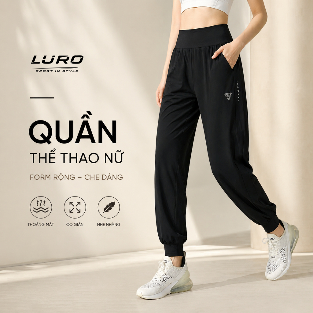 Q106 — Quần Jogger Nữ Ống Rộng