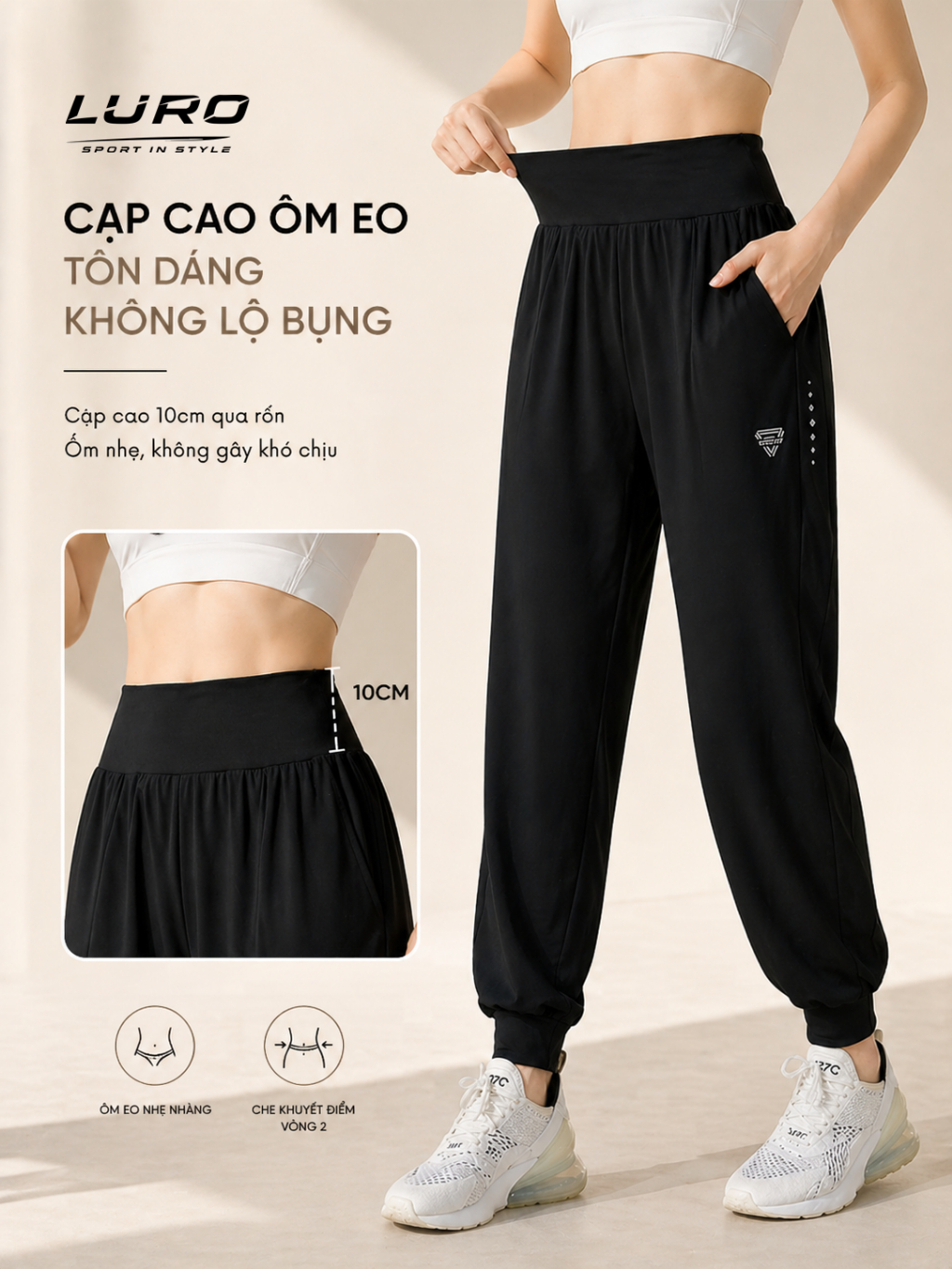 Q106 — Quần Jogger Nữ Ống Rộng 2