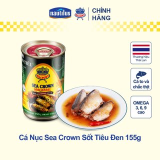 Lốc 10 lon - Cá Nục Kho Tiêu Sea Crown