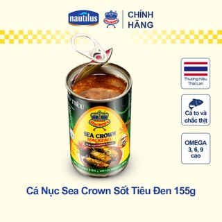 Lốc 10 lon - Cá Nục Kho Tiêu Sea Crown