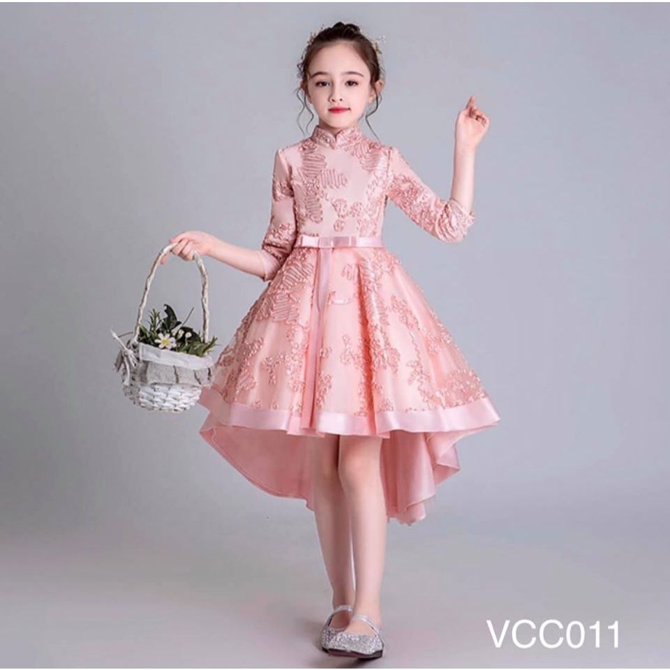 Váy cc cổ tàu đuôi cá thời trang trẻ em BEESHOP VCC011
