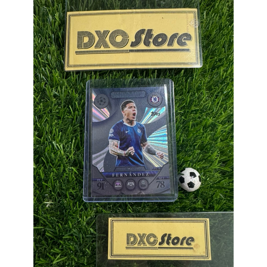 [ CHÍNH HÃNG ] - PLATINUM PULL - LIMITED EDITION - TOPPS MATCH ATTAX 2026 - ENZO FERNANDEZ (CHELSEA)