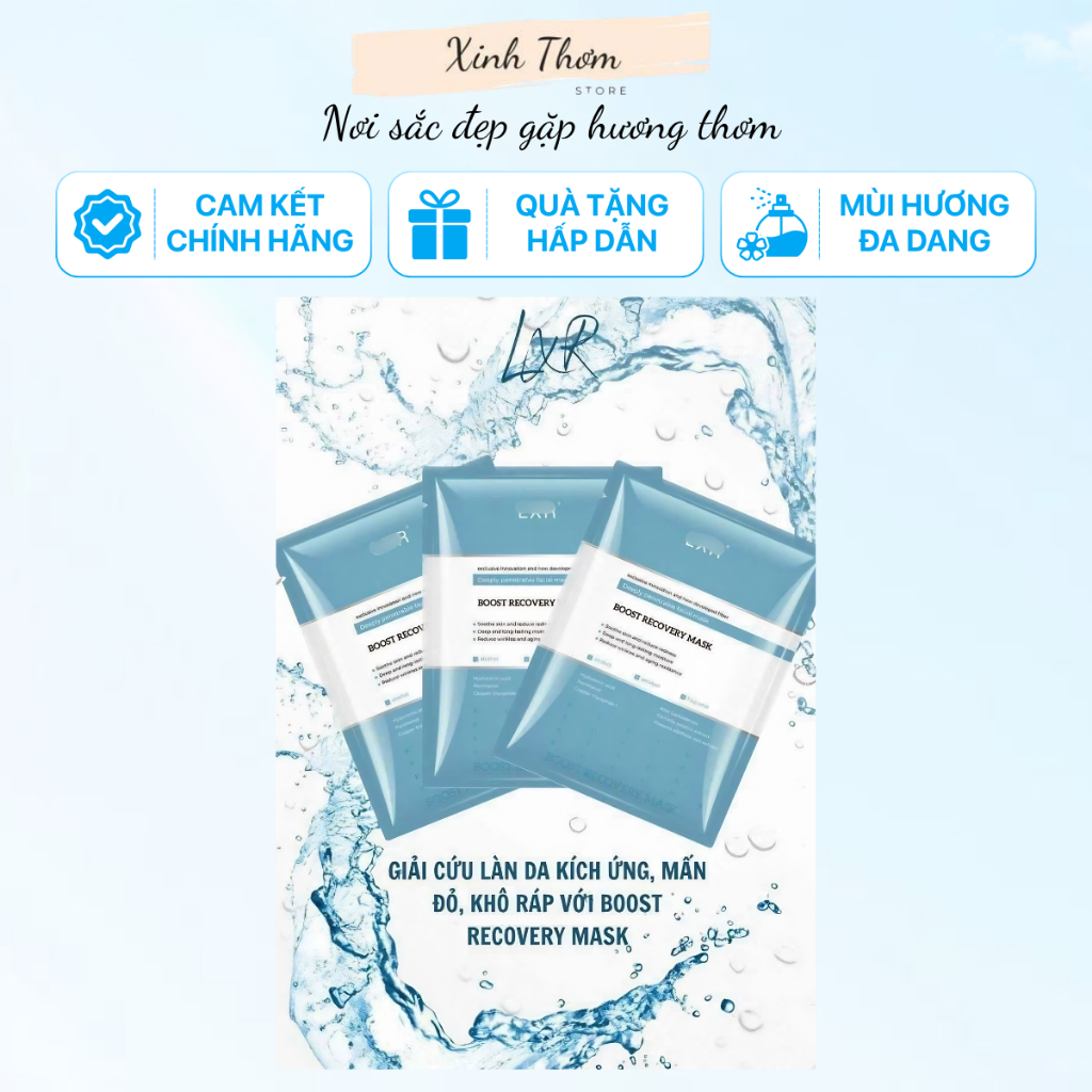 Mặt nạ LXR Boost Recovery Mask - mặt nạ phục hồi chuyên sâu cho da nhcả cảm - mask LXR