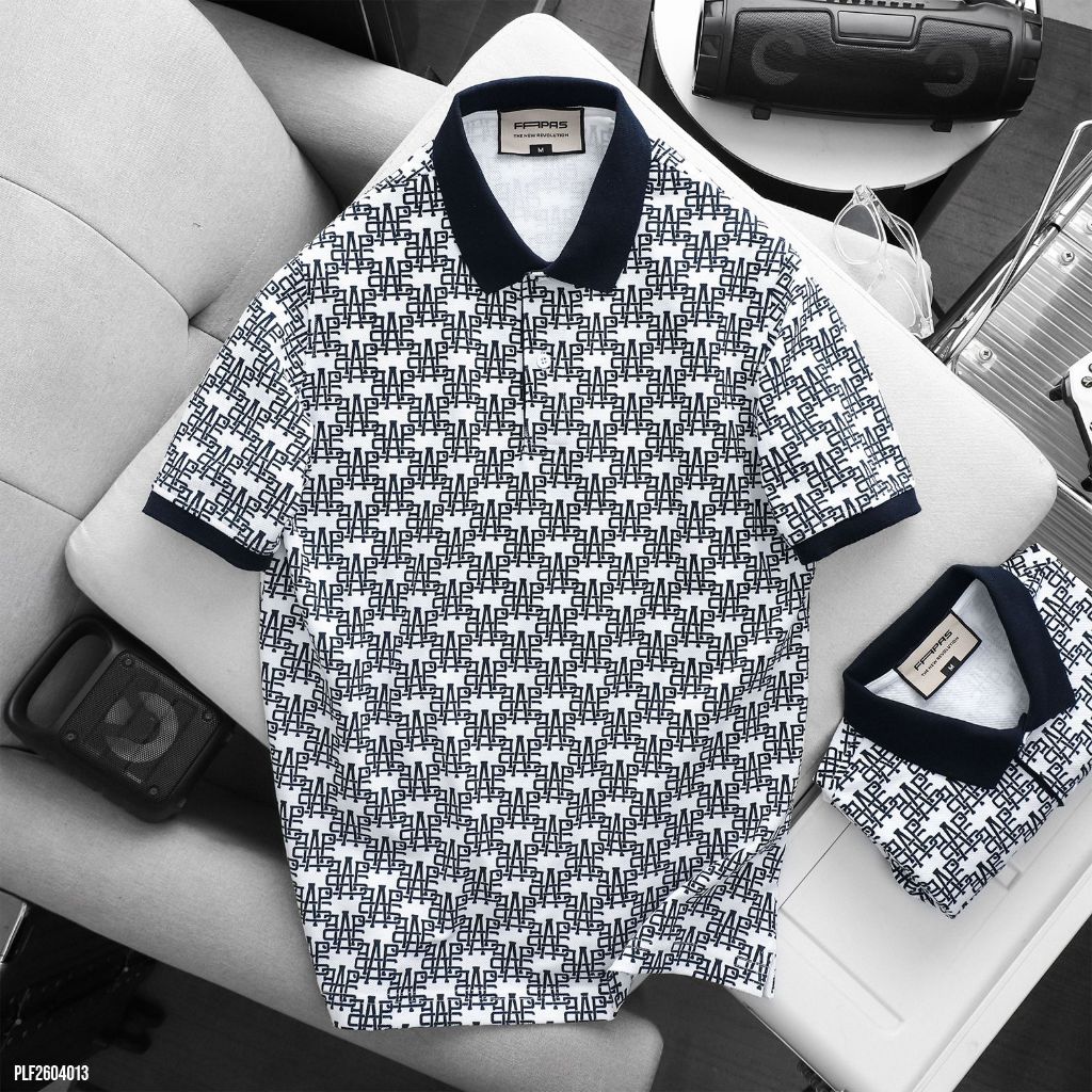 JANSHOP Áo Polo Regular Old, Chất Vải Cotton Cao Cấp, Thấm Hút Tốt, Họa Tiết Rõ Nét, Năng Động, Dễ P