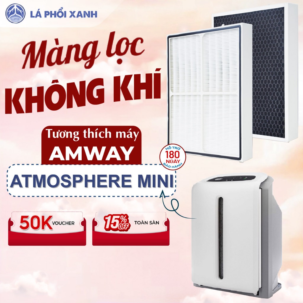 Màng lọc khí tương thích máy Amway Atmosphere Mini - Màng lọc không khí chất lượng cao cho máy lọc