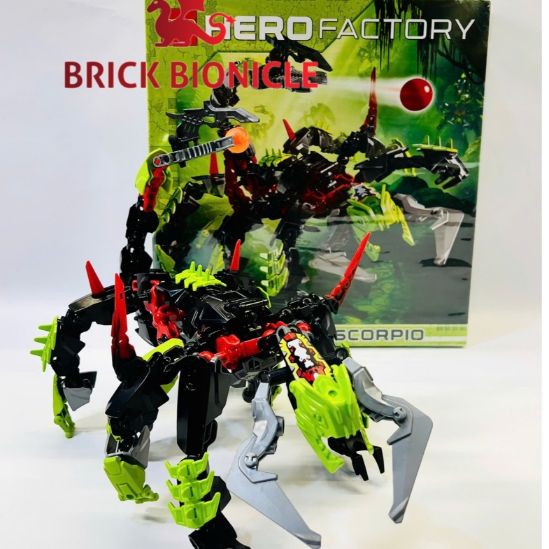 HERO FACTORY - ĐỒ CHƠI LẮP RÁP HERO FACTORY - 2236 Scorpio with original box