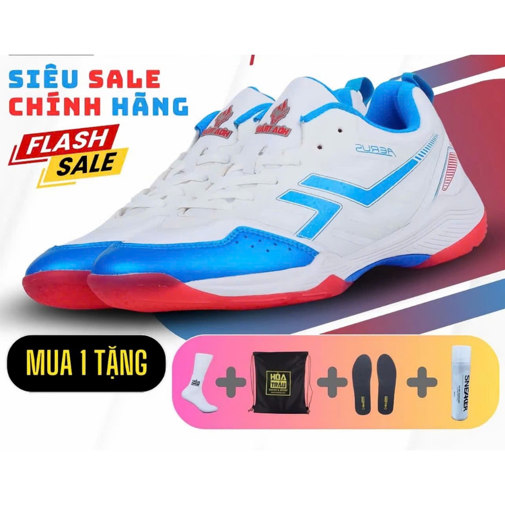 Giày Cầu Lông Sneaker Sport HT015 Hỏa Trâu Việt Nam cầu lông, tennis, pickleball