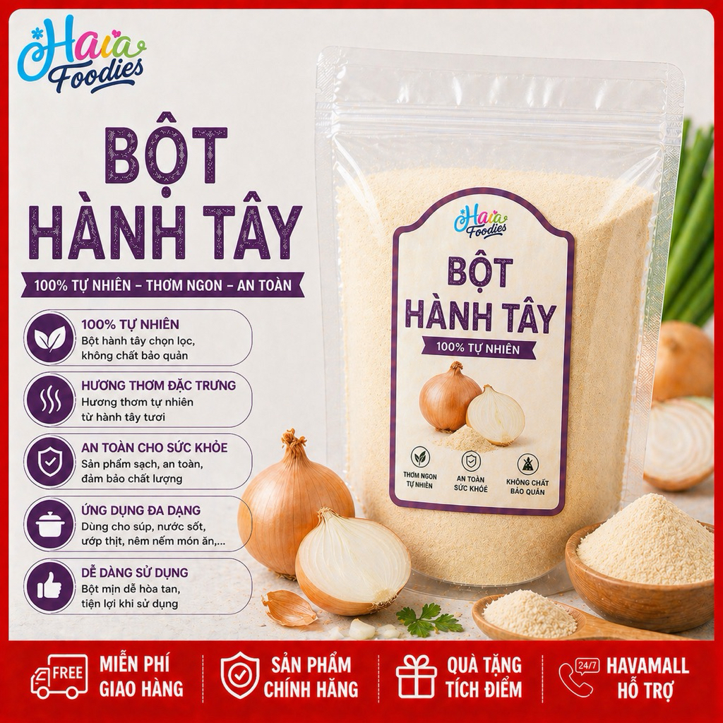 [Kèm Công Thức] Bột Hành – Onion Powder