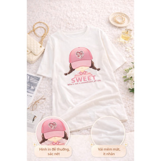 Áo Thun Bầu, Áo Bầu  Dáng Suông Chất Cotton Mềm Mại Cho Mẹ Bầu - Thoải Mái, Phong Cách