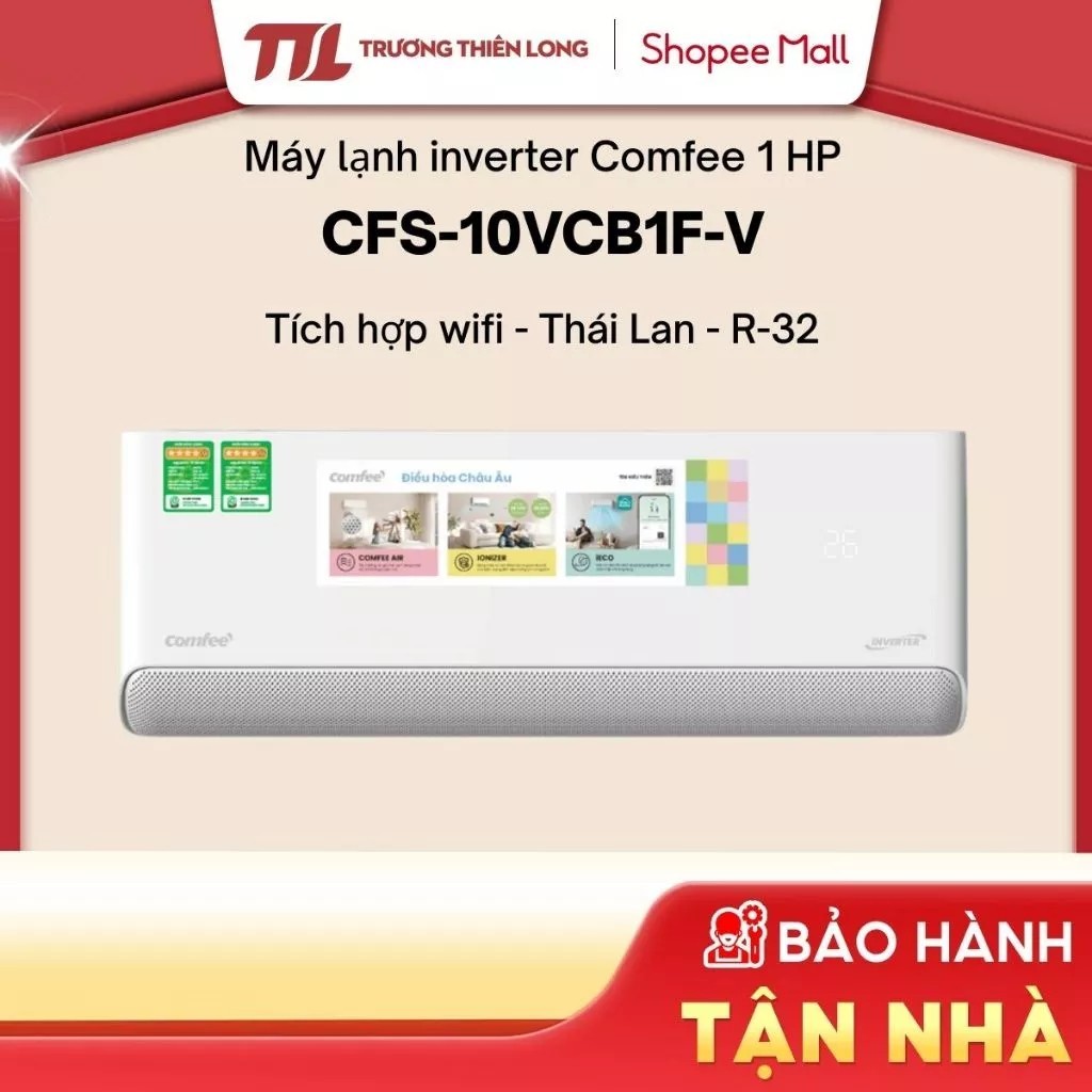 CFS-10VCB1F-V | CFS-13VCB1F-V | CFS-13VGXF  - Máy Lạnh Comfee Inverter  1HP 1.5HP [FREESHIP HCM]