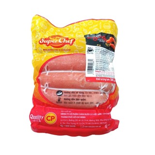 1kg Xúc Xích Đức Supercheff ( gồm 2 gói 500g)