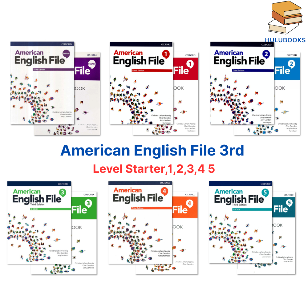 Sách - American English File 3rd - Level Starter đến 5 - Tặng audio, đáp án