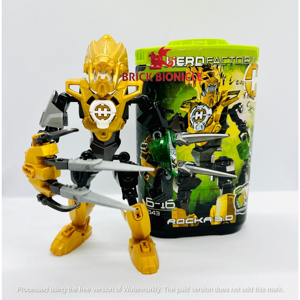 HERO FACTORY - ĐỒ CHƠI LẮP RÁP HERO FACTORY - 2143 Rocka 3.0