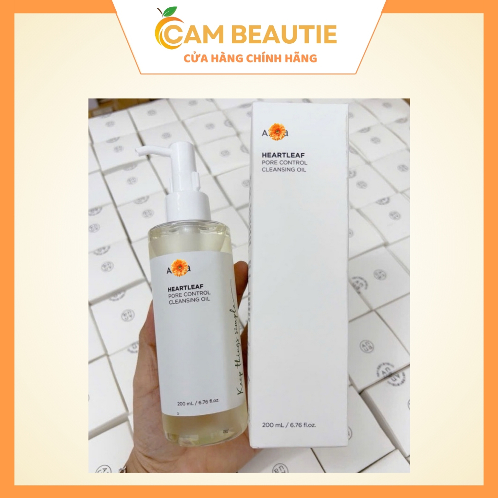 Dầu Tẩy Trang Anua Heartleaf Pore Control Cleansing Oil 200ML Dầu Tẩy Trang Anua