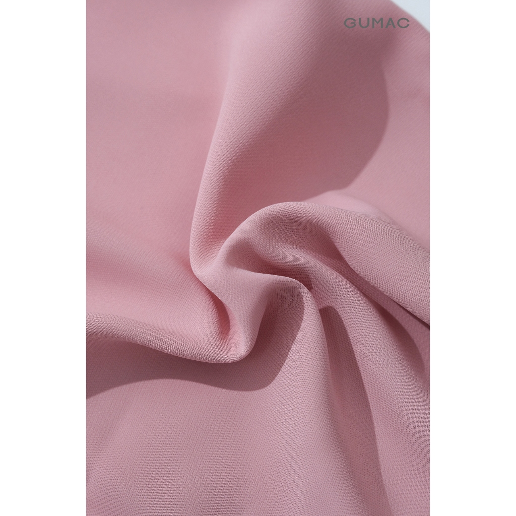 Áo Sơ Mi Nữ GUMAC Áo Kiểu Công Sở Tay Ngắn Trơn Basic Chất Lụa Mango Mềm Mịn Cao Cấp BAE00002 | BigBuy360 - bigbuy360.vn