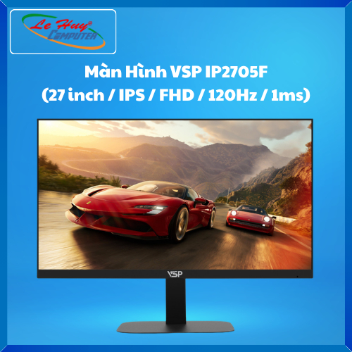 Màn Hình Máy Tính Văn Phòng VSP IP2705F Black (27 inch / IPS / FHD / 120Hz / 1ms) - Hàng Chính Hãng