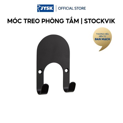Móc treo phòng tắm | JYSK STOCKVIK | inox | đen | R6xS2xC10cm