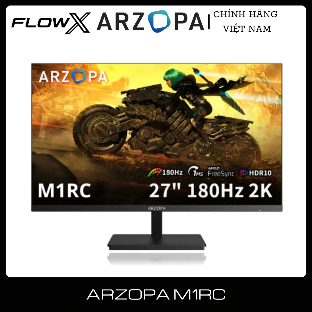 Màn hình gaming ARZOPA M1RC 27'' 180Hz 2K QHD | Tấm nền IPS 2560x1440, 115% sRGB,