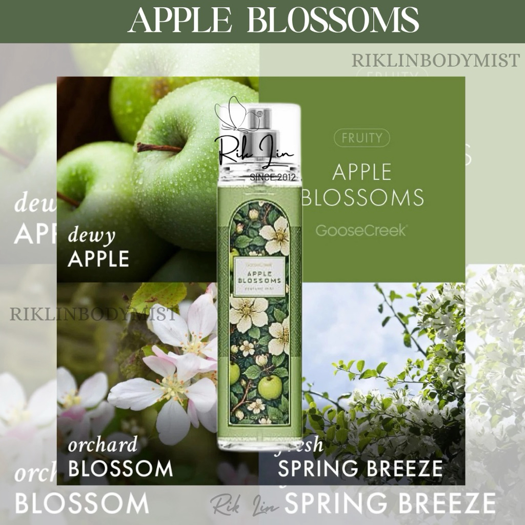 APPLE BLOSSOMS_ Xịt Thơm Body Mist Goosecreek