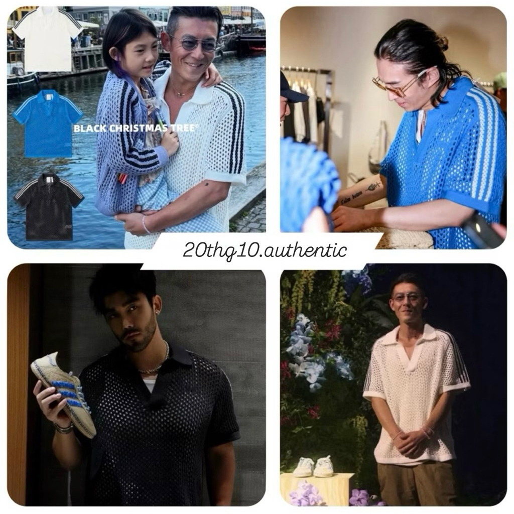 [CHÍNH HÃNG] Adidas CLOT CROCHET POLO BY EDISON CHEN Authentic, Polo Adidas chính hãng