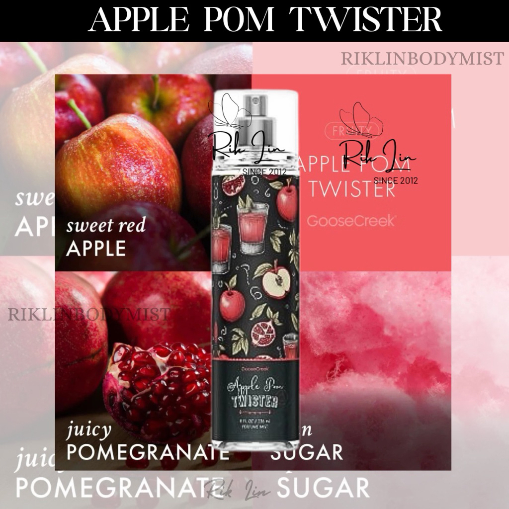 APPLE POM TWISTER_ Goosecreek Xịt Thơm Body Mist Toàn Thân